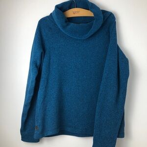Eastern Mountain Sports Teal Cowl Neck Sweater